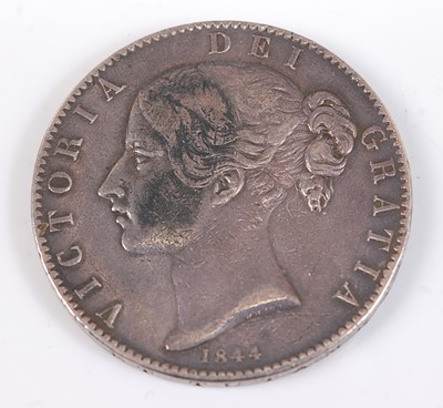 Lot 2136 - Great Britain, 1844 crown, Victoria young head...