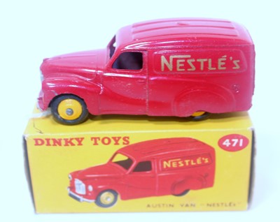 Lot 1928 - A Dinky Toys No. 471 Austin Nestle delivery...