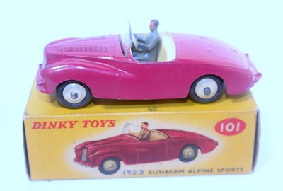 Lot 1930 - A Dinky Toys No. 101 Sunbeam Alpine saloon...