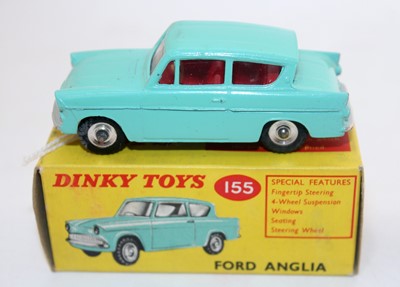 Lot 1936 - A Dinky Toys No. 155 Ford Anglia comprising...