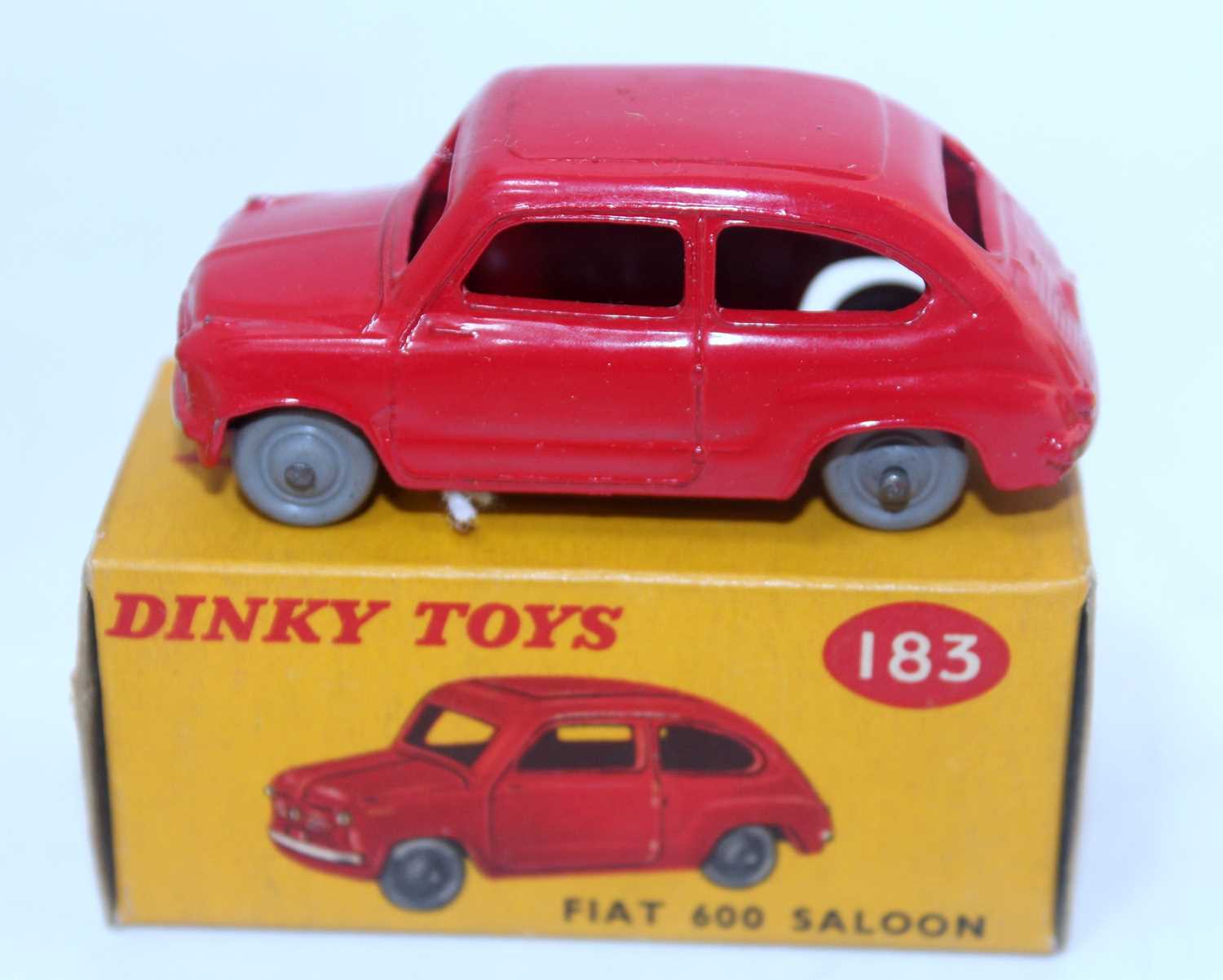 Lot 1937 - A Dinky Toys No. 183 Fiat 600 saloon...