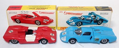 Lot 1961 - A Dinky Toys boxed racing car diecast group to...