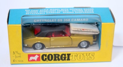 Lot 1632 - A Corgi Toys No. 338 Chevrolet SS350 Camaro...