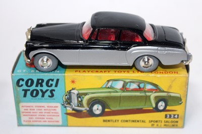 Lot 1633 - A Corgi Toys No. 224 Bentley Continental...