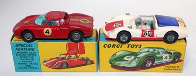 Lot 1636 - A Corgi Toys boxed racing car diecast group to...