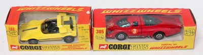 Lot 1642 - A Corgi Toys Whizz Wheels boxed diecast group...