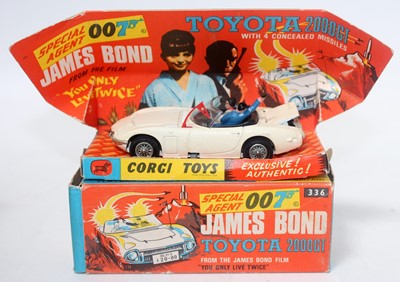 Lot 1645 - A Corgi Toys No.336 James Bond Toyota 2000 GT...