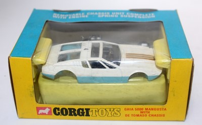 Lot 1646 - A Corgi Toys No. 271 Ghia 5000 Mangusta with...