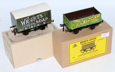 Lot 213 - Two modern 0 gauge wagons:- Darstaed "Wrights...