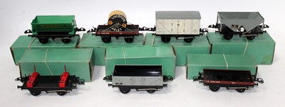 Lot 231 - Post war Hornby No. 50 wagons:- McAlpine side...