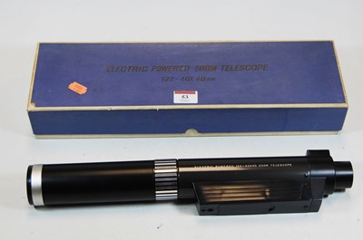 Lot 53 - An electric powered Zoom Telescope, 12x-40x...
