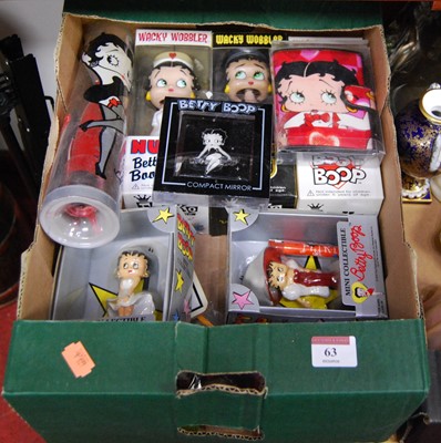 Lot 63 - A box containing a collection of Betty Boop...