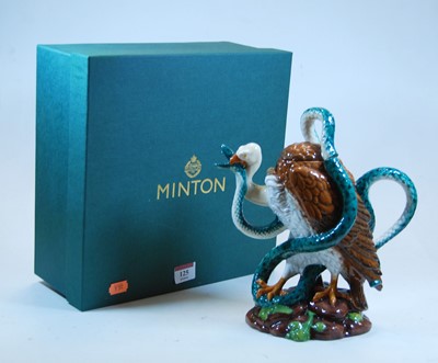 Lot 125 - A Minton Archive collection vulture and python...