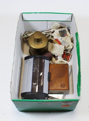 Lot 383 - A box of miscellaneous items, to include early...