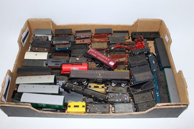 Lot 763 - Large tray containing approx 80 wagons of all...