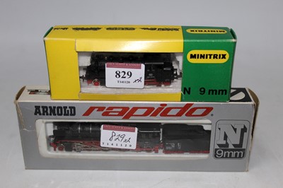 Lot 829 - Arnold Rapido ref. 0221 N gauge DB black 4-6-2...