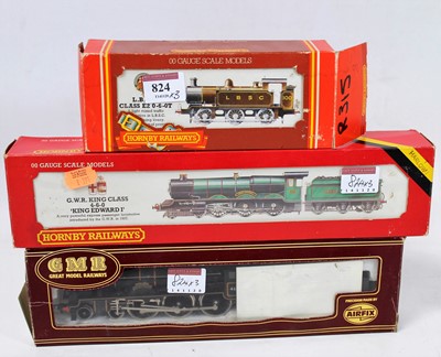 Lot 824 - Three model locomotives Hornby GWR "King...