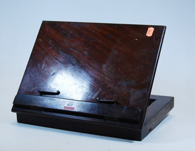 Lot 129 - A 19th century mahogany lectern