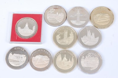 Lot 2146 - Great Britain, a collection of ten silver...
