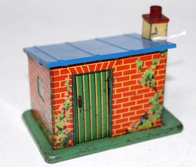 Lot 287 - 1930-4 Hornby platelayer's hut, opening...