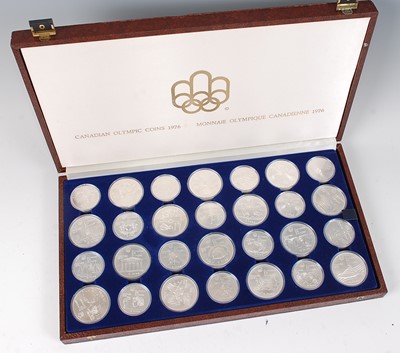 Lot 2163 - Canada, 1976 Olympic coins set, a set of...