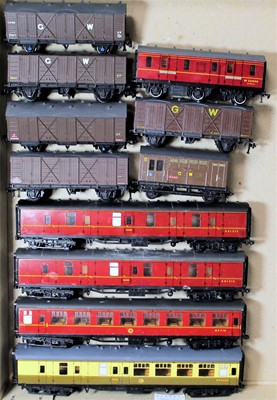 Lot 855 - Two trays of much modified and repainted...