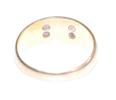 Lot 2660 - A late Victorian 15ct gold dress ring, having...