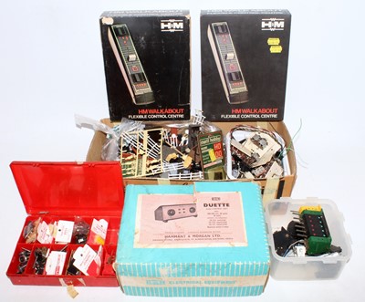 Lot 870 - 2 boxes containing quantity of Hornby track...