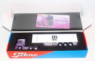 Lot 2604 - A Tekno 1/50 scale RS Carmichael Scania R620...