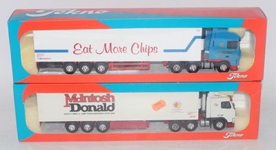 Lot 2616 - A Tekno 1/50 scale boxed road haulage diecast...