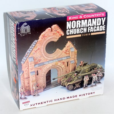 Lot 1211 - A King & Country boxed Normandy Church façade...