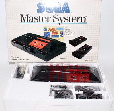 Lot 3162 - An original boxed as issued Sega Master System...