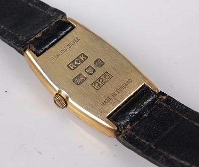 Lot 2556 - A J W Benson gent's 9ct gold cased wristwatch,...