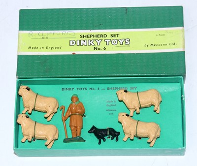 Lot 1973 - A Dinky Toys No. 6 shepherds gift set,...