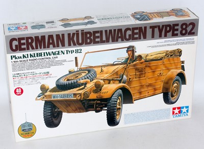 Lot 1528 - A Tamiya model No. 56012 rare 1/16 scale radio...