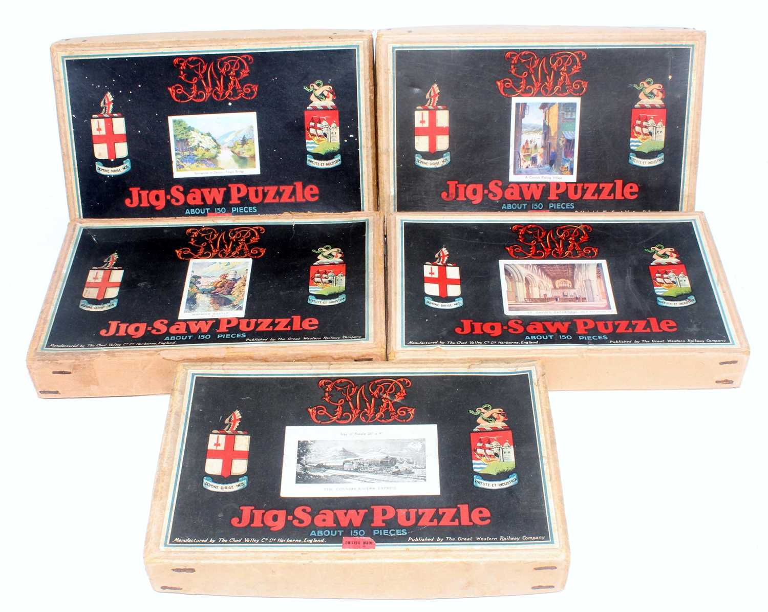 Lot 29 - Five various boxed Great Western Railway...