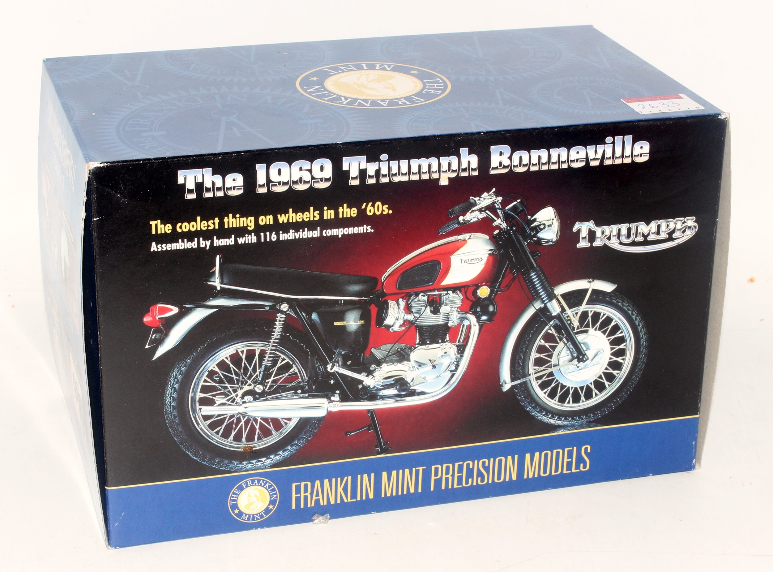 Franklin Mint トライアンフ ボンネビル 1969 1/10 Franklin Mint Triumph Motorcycle Diecast Models Franklin Mint