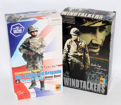 Lot 3178 - A Dragon action figure boxed military figure...