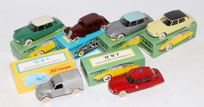 Lot 2639 - Six various boxed modern release JRD diecast...