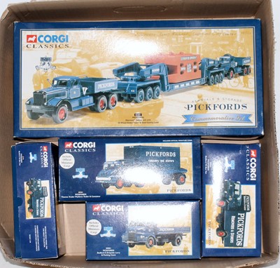 Lot 2654 - Five various boxed Corgi Classics Pickfords...