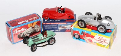 Lot 3191 - Three various boxed Schuco tinplate and...