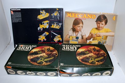 Lot 193 - A collection of various Meccano boxed multi...