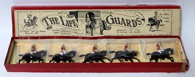 Lot 1246 - A Britains set No. 1 mounted Life Guards...