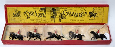 Lot 1247 - A Britains set No. 1 mounted Life Guards...