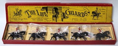 Lot 1248 - A Britains set No. 1 mounted Life Guards...