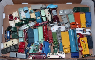 Lot 2008 - 40+ various mainly repainted Dinky Toy,...