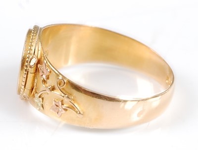 Lot 2662 - A Victorian style 18ct gold and diamond set...