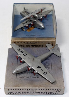 Lot 2026 - A Dinky Toys boxed aircraft diecast group to...