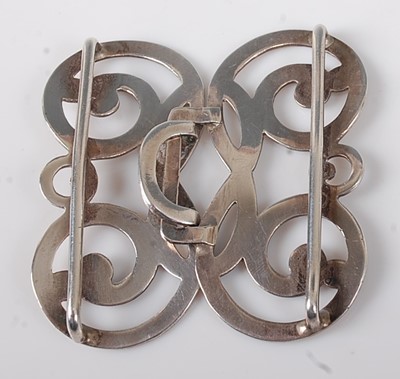 Lot 2732 - A late Victorian silver nurses buckle, of...