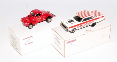 Lot 1567 - A Quarter Mile 1/43 scale kit built white...